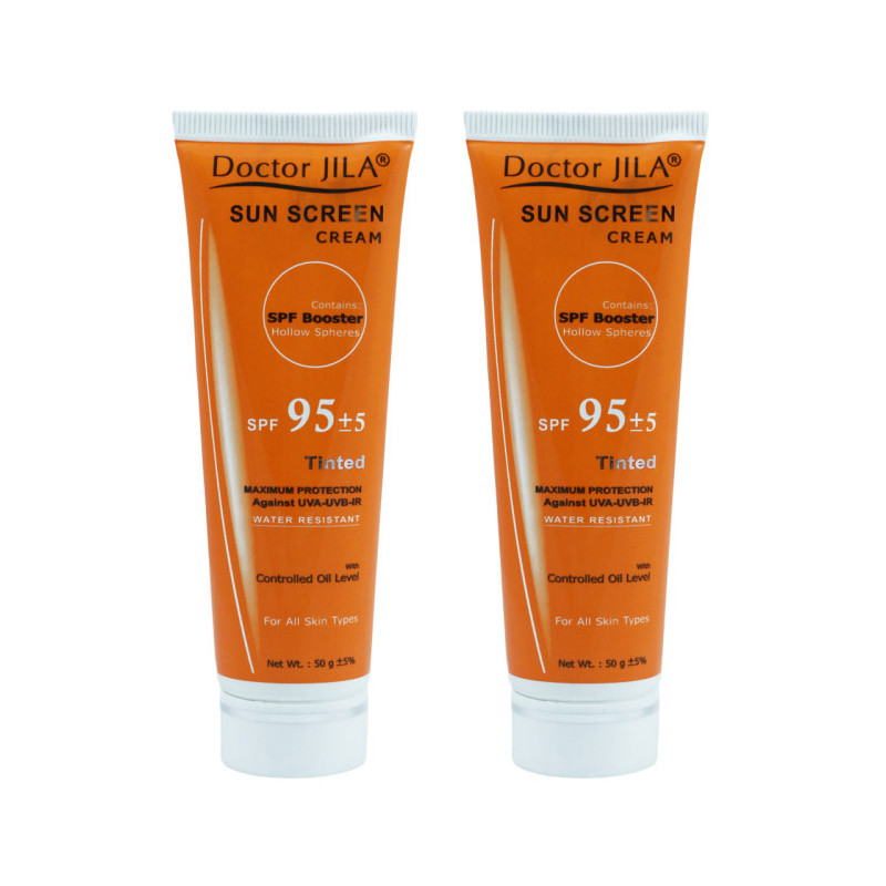 کرم ضد آفتاب دکتر ژیلا مدل 01 حجم 50 میلی لیتر بسته 2 عددی